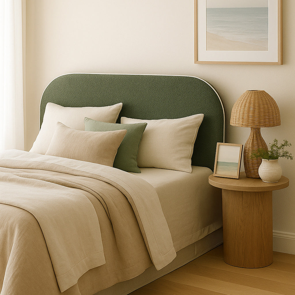 Ovis Boucle Upholstered Bedhead
