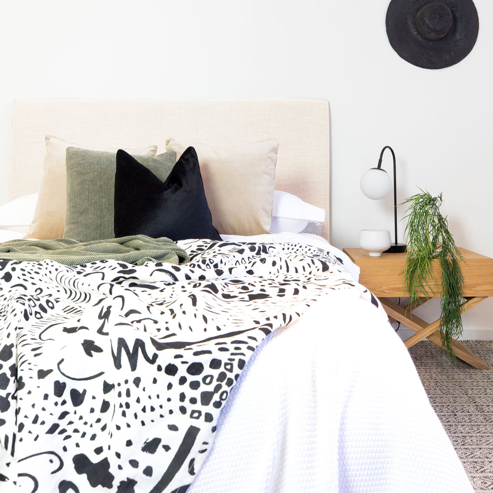 EXPRESS Classic Linen Upholstered Bedhead