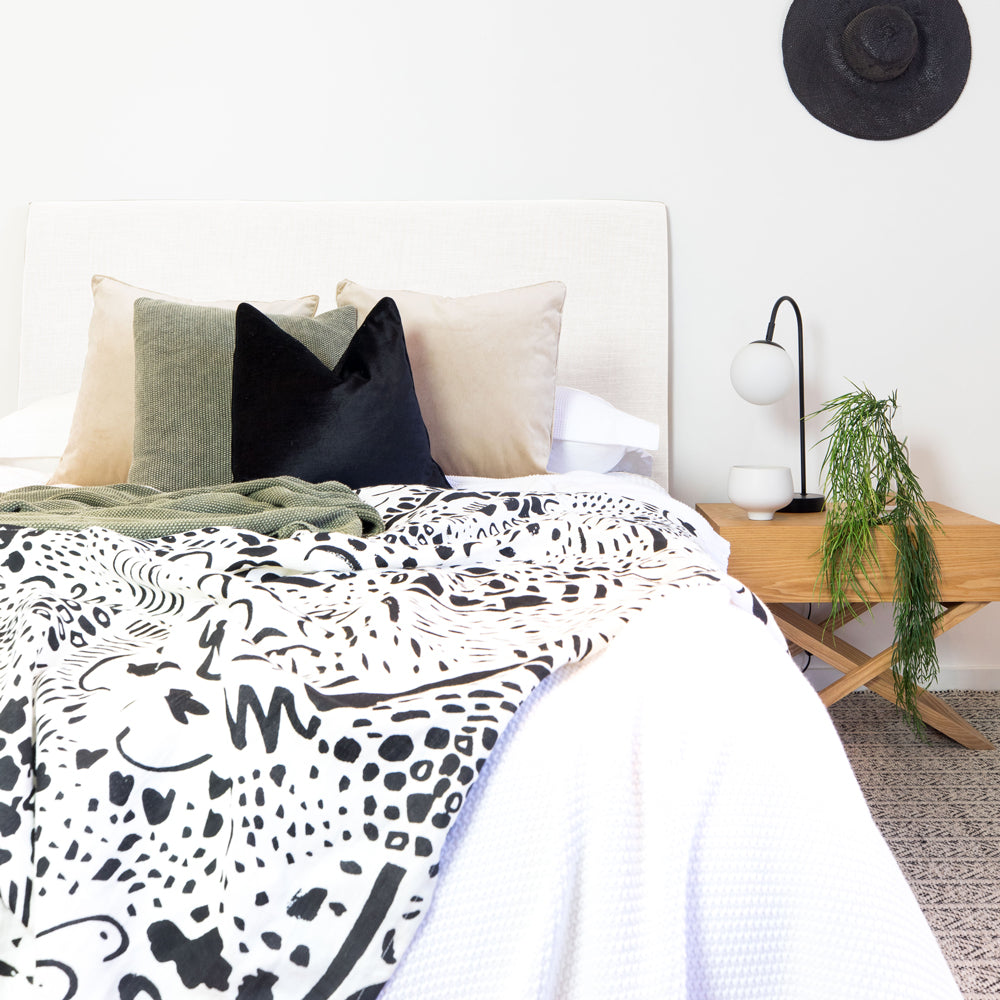 EXPRESS Classic Linen Upholstered Bedhead