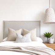 Washable Linen French Seam Slipcover Bedhead