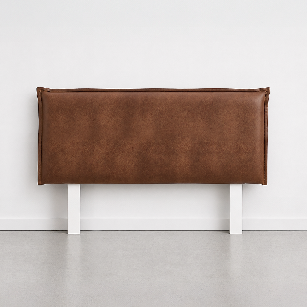 Homestead Leather Slipcover Bedhead