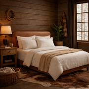 EXPRESS Orrison Leather Upholstered Bedhead