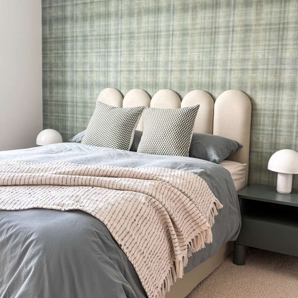 Oscar Linen Upholstered Bedhead