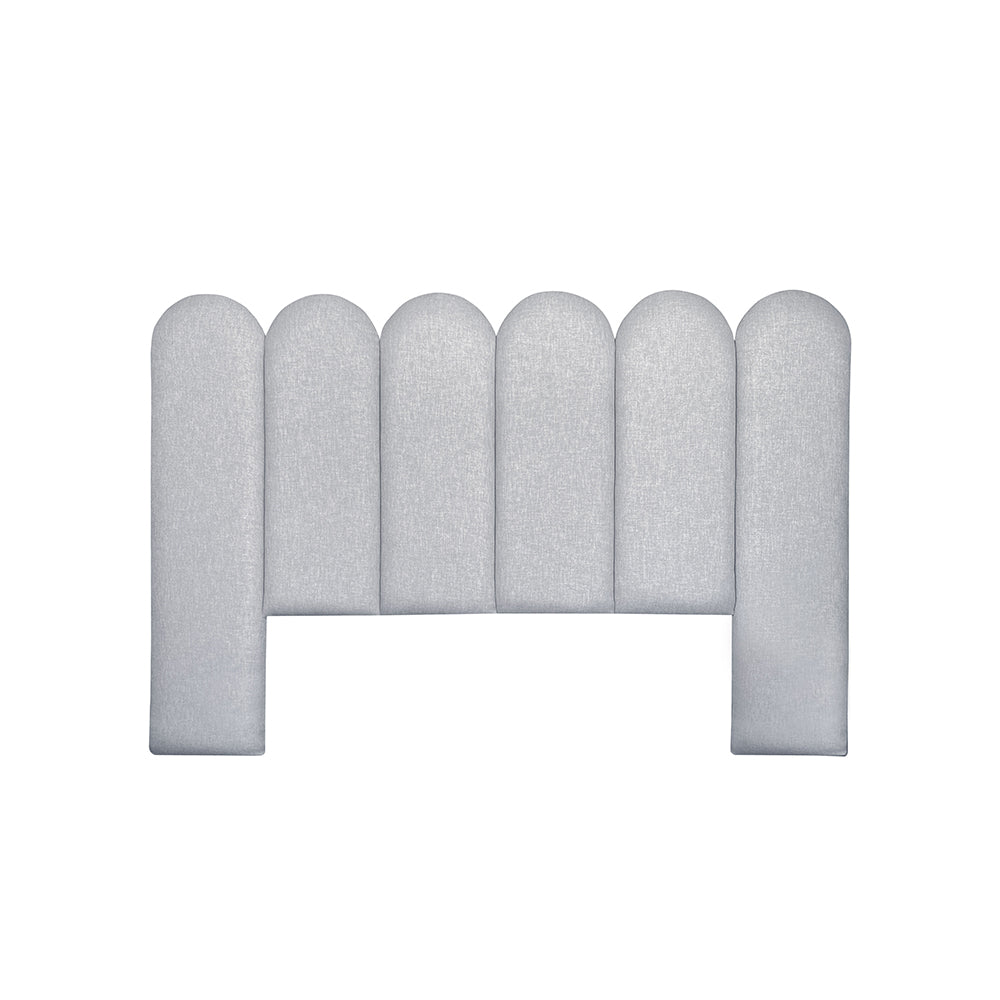 Gray upholstered headboard linen bedheads Australia