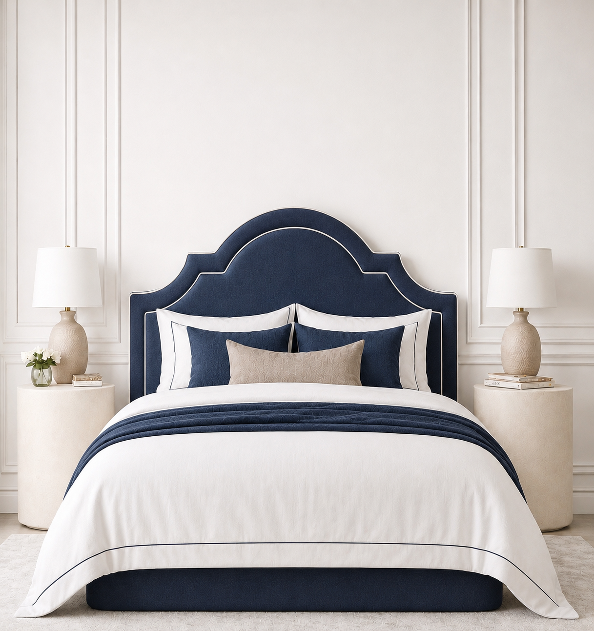 Hepburn Linen Upholstered Bedhead