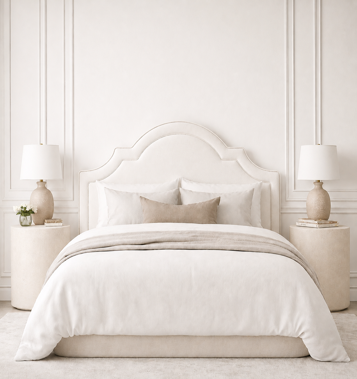 Hepburn Linen Upholstered Bedhead