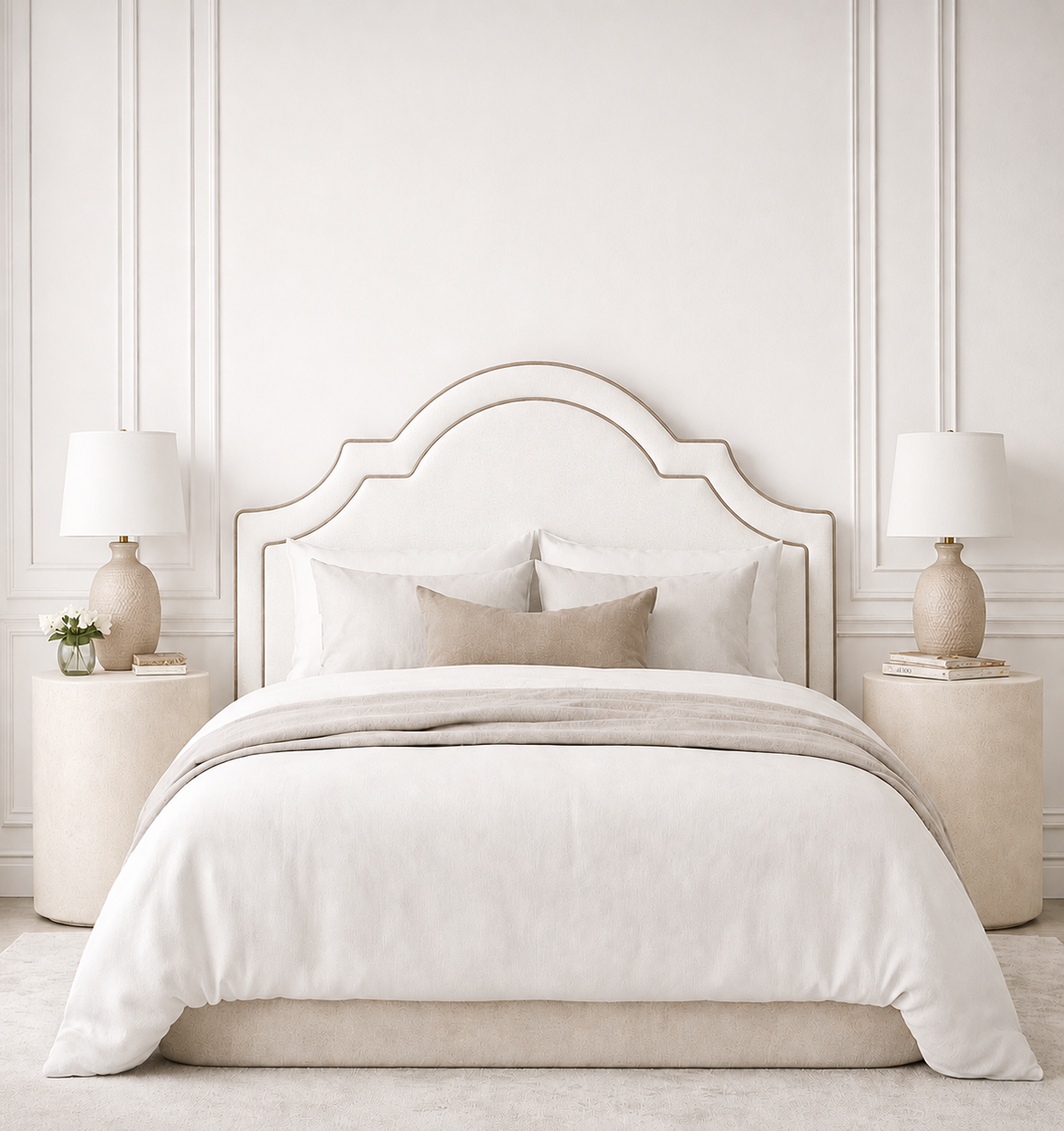 Hepburn Linen Upholstered Bedhead