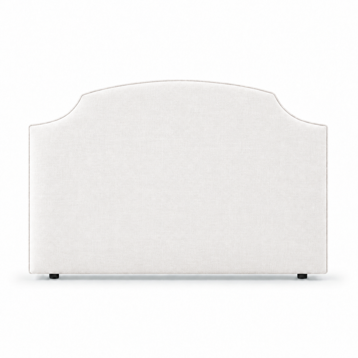 Hobart Piped Linen Upholstered Bedhead