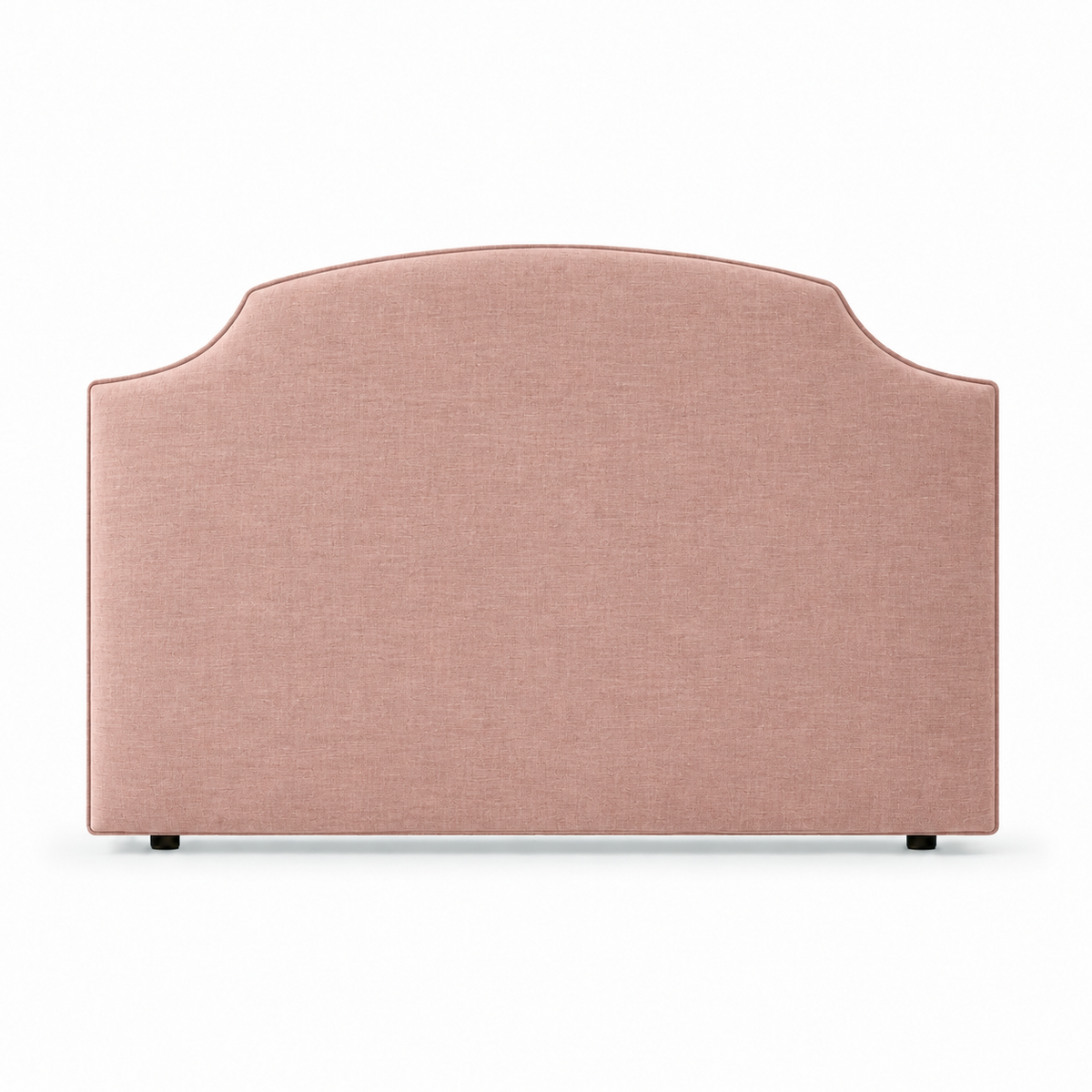 Hobart Piped Linen Upholstered Bedhead