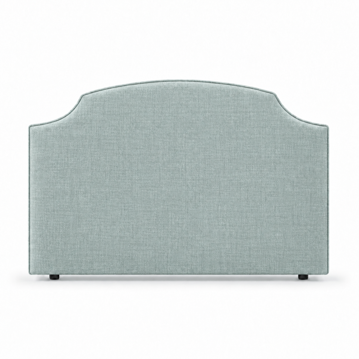 Hobart Piped Linen Upholstered Bedhead