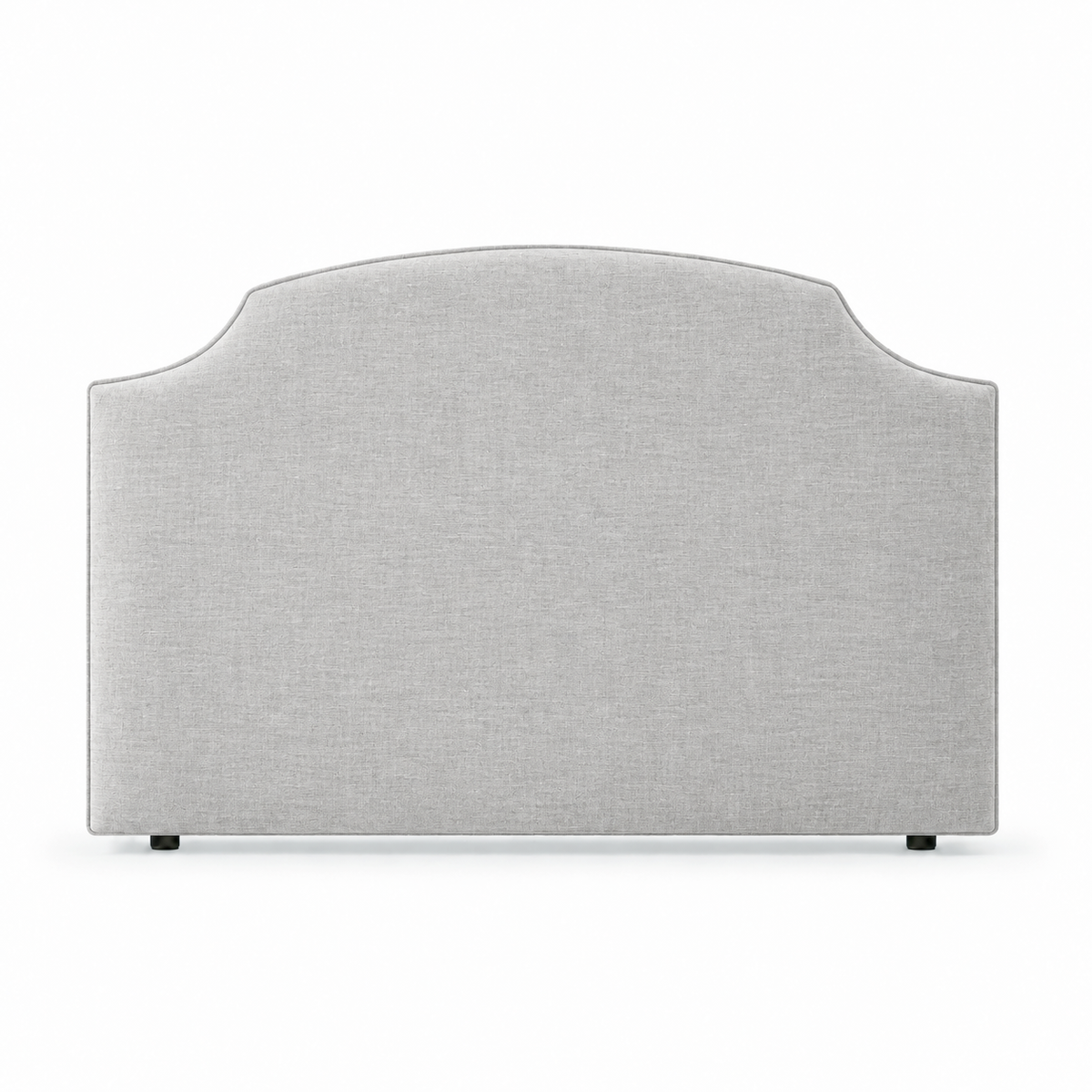 Hobart Piped Linen Upholstered Bedhead