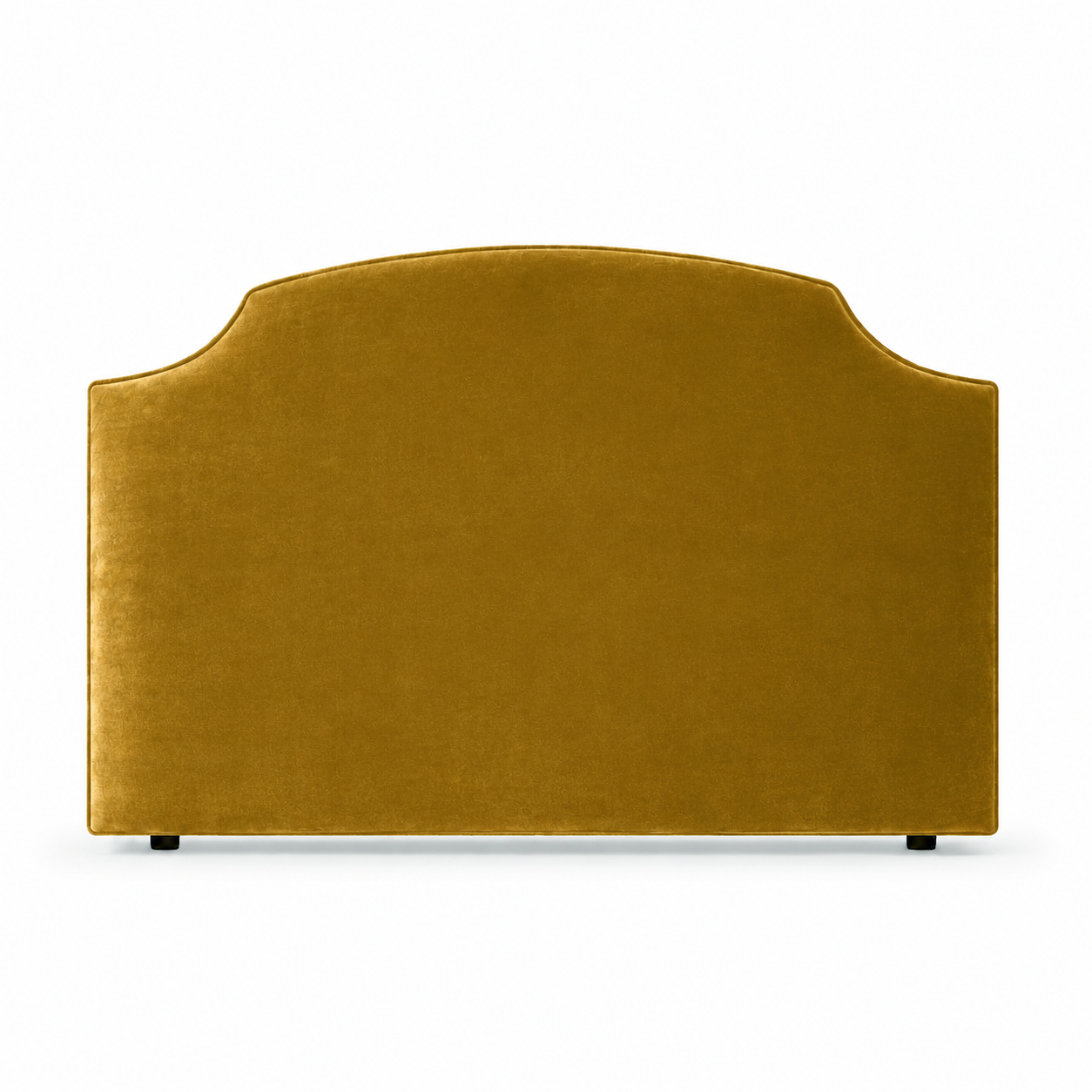 Hobart Piped Velvet Upholstered Bedhead