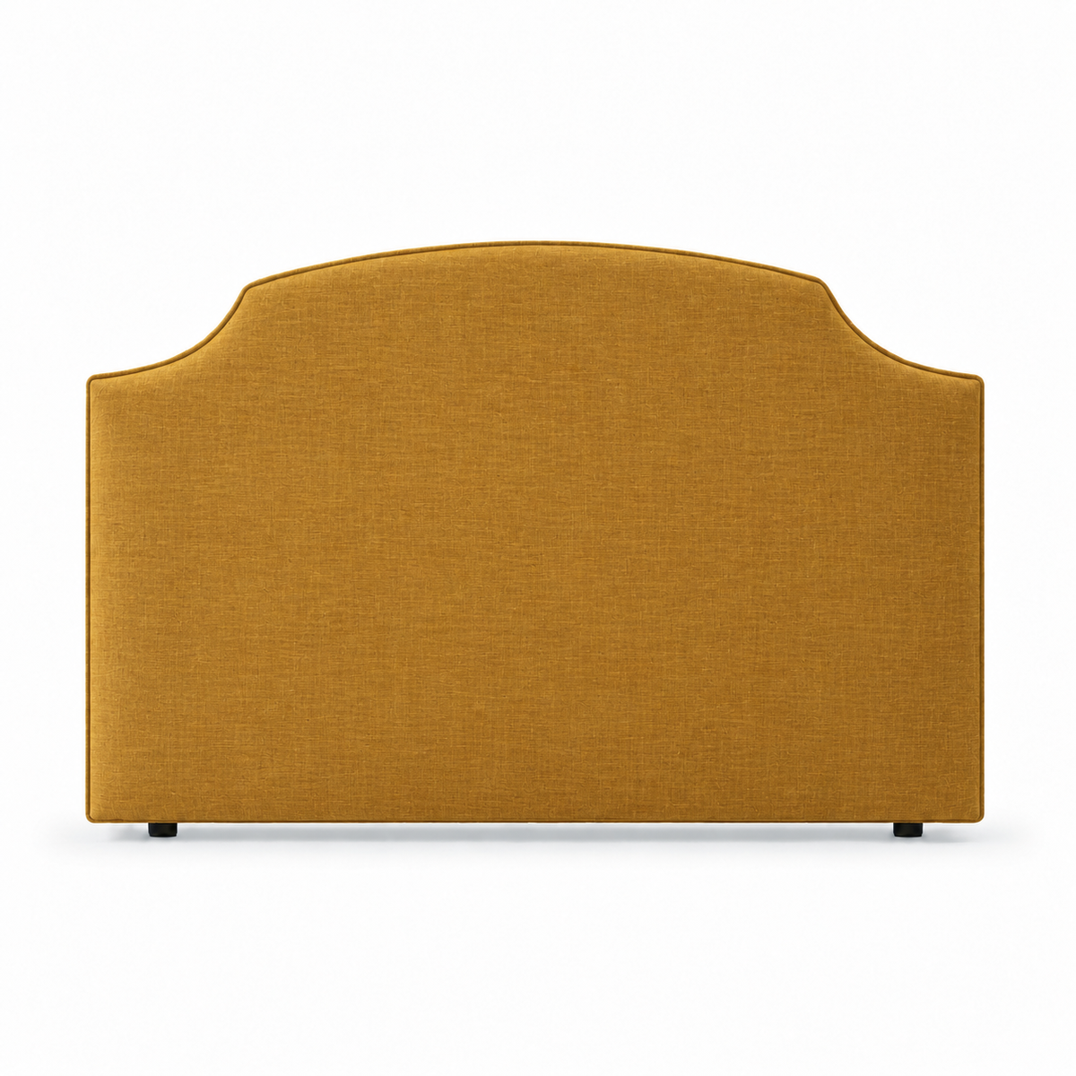 Hobart Piped Linen Upholstered Bedhead