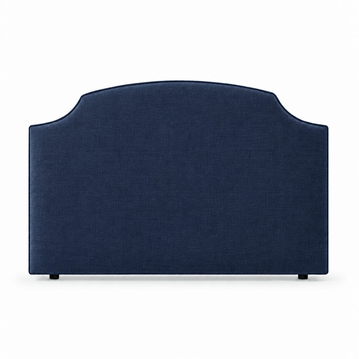 Hobart Piped Linen Upholstered Bedhead