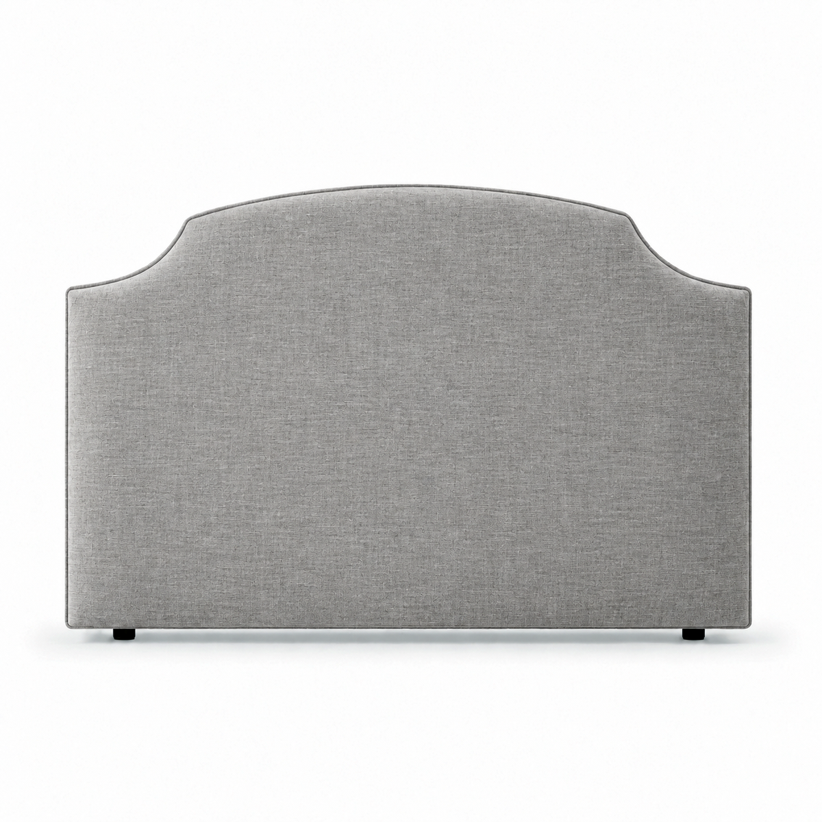 Hobart Piped Linen Upholstered Bedhead