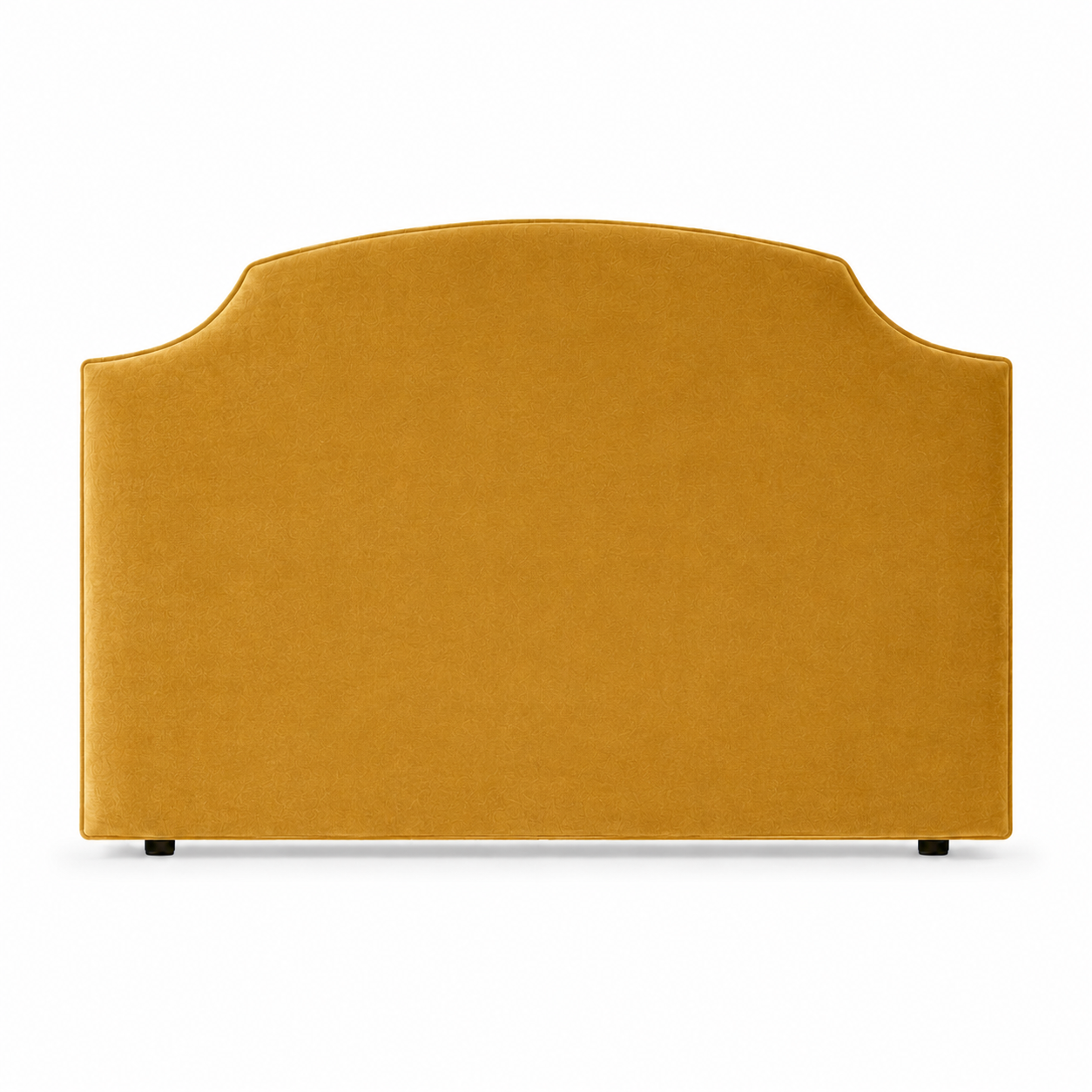 Hobart Piped Velvet Upholstered Bedhead