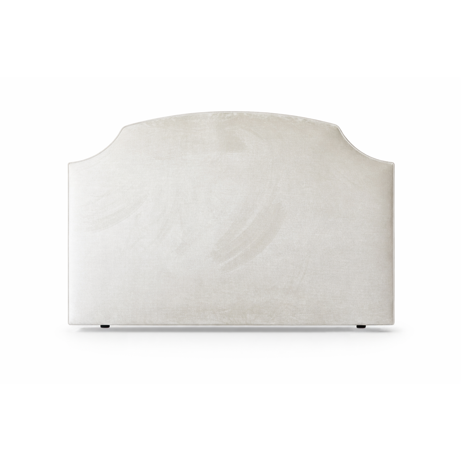 Velvet Hobart Piped Upholstered Bedhead