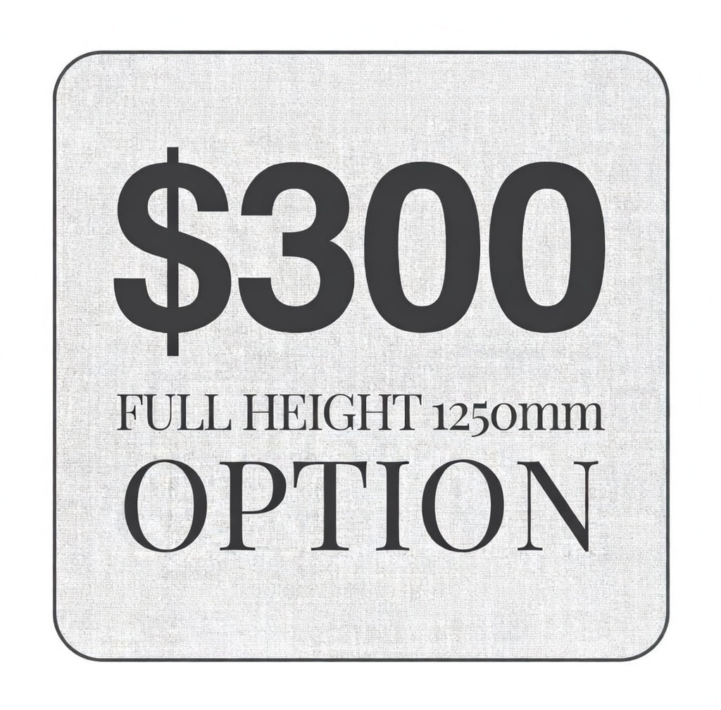 Full Height 1250mm Option