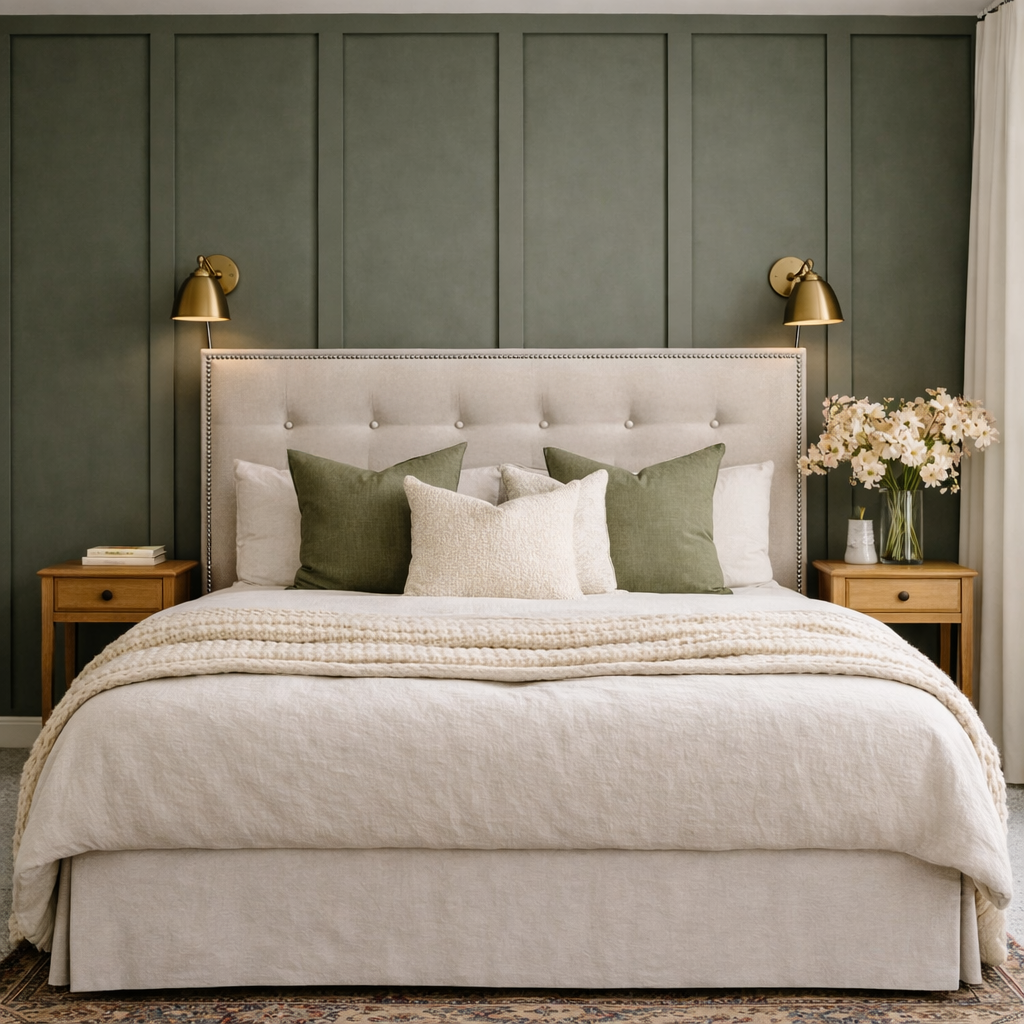 Jasper Linen Upholstered Bedhead