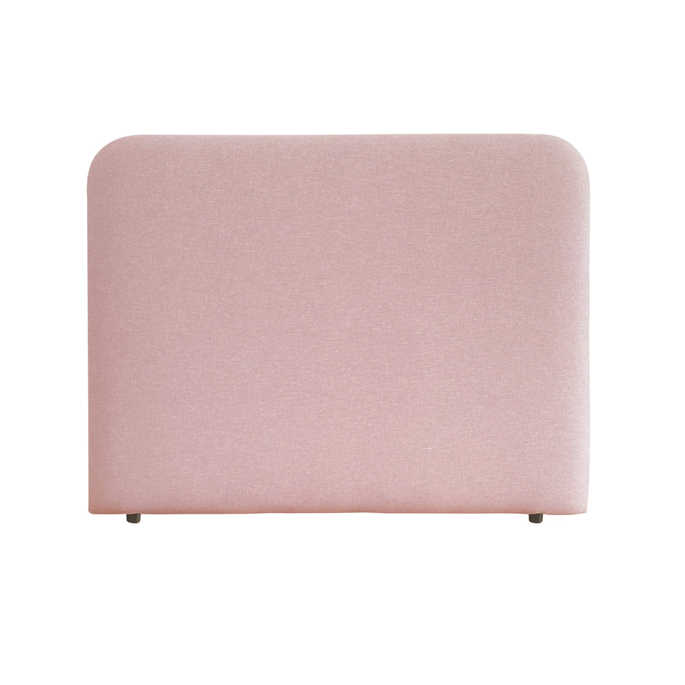 Orrison Linen Upholstered Bedhead Dusk - Dusty Pink