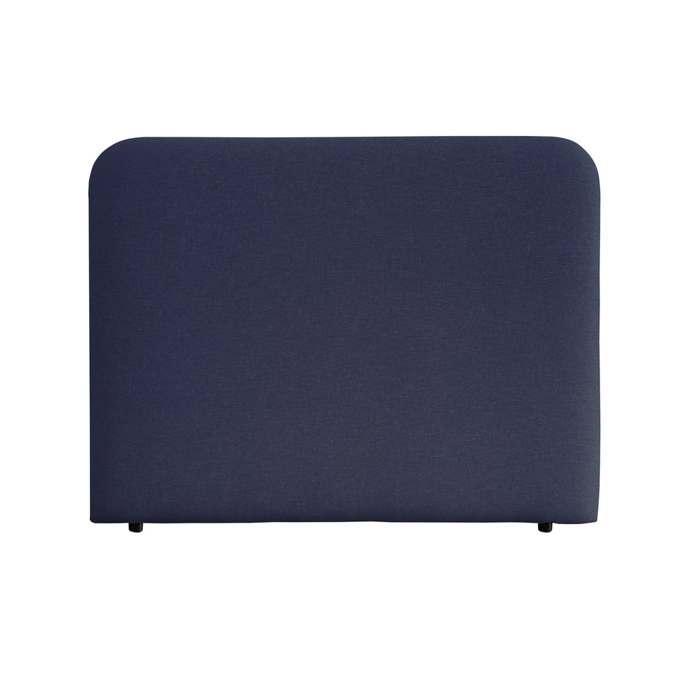 Orrison Linen Upholstered Bedhead Navy