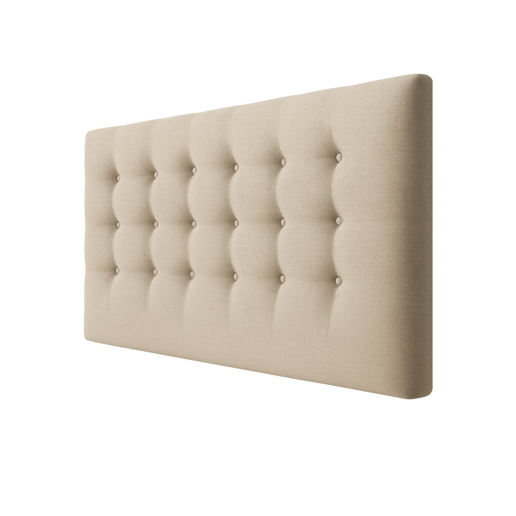 Textured headboard Mason Linen Upholstered Bedhead