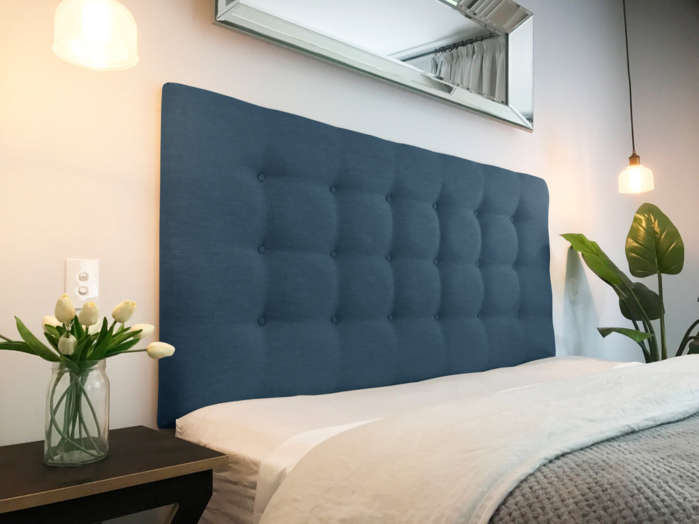 Australian-made EXPRESS Mason Bedhead with modern upholstered design