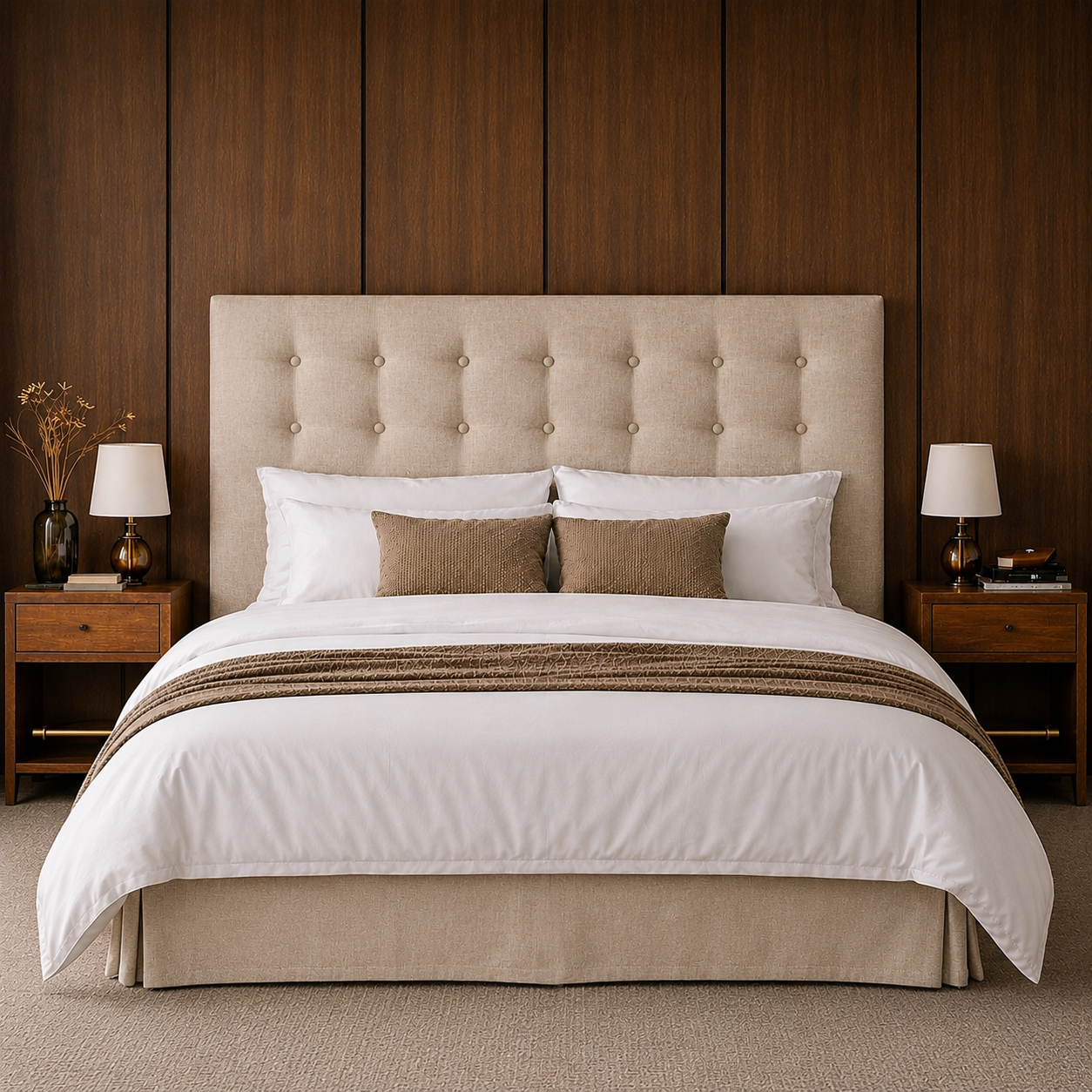 Mason Linen Upholstered Bedhead