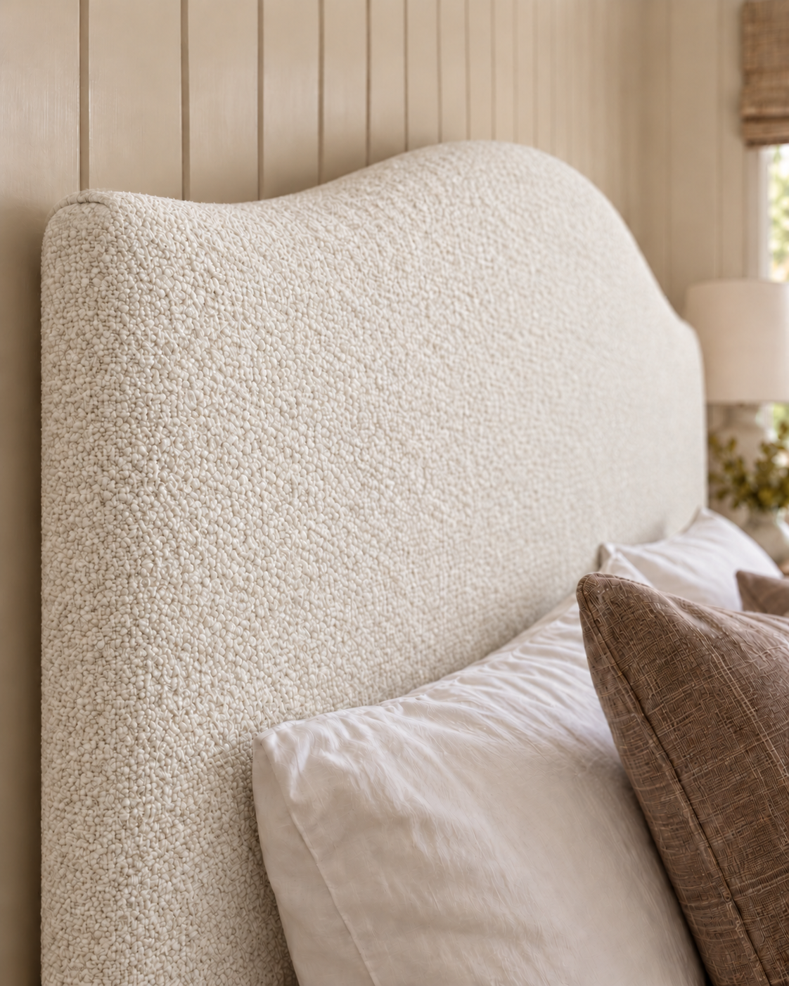 EXPRESS Milan Boucle Upholstered Bedhead