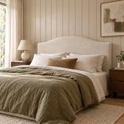 Milan Boucle Upholstered Bedhead