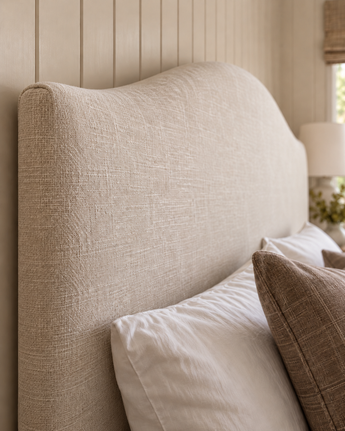 EXPRESS Milan Linen Upholstered Bedhead