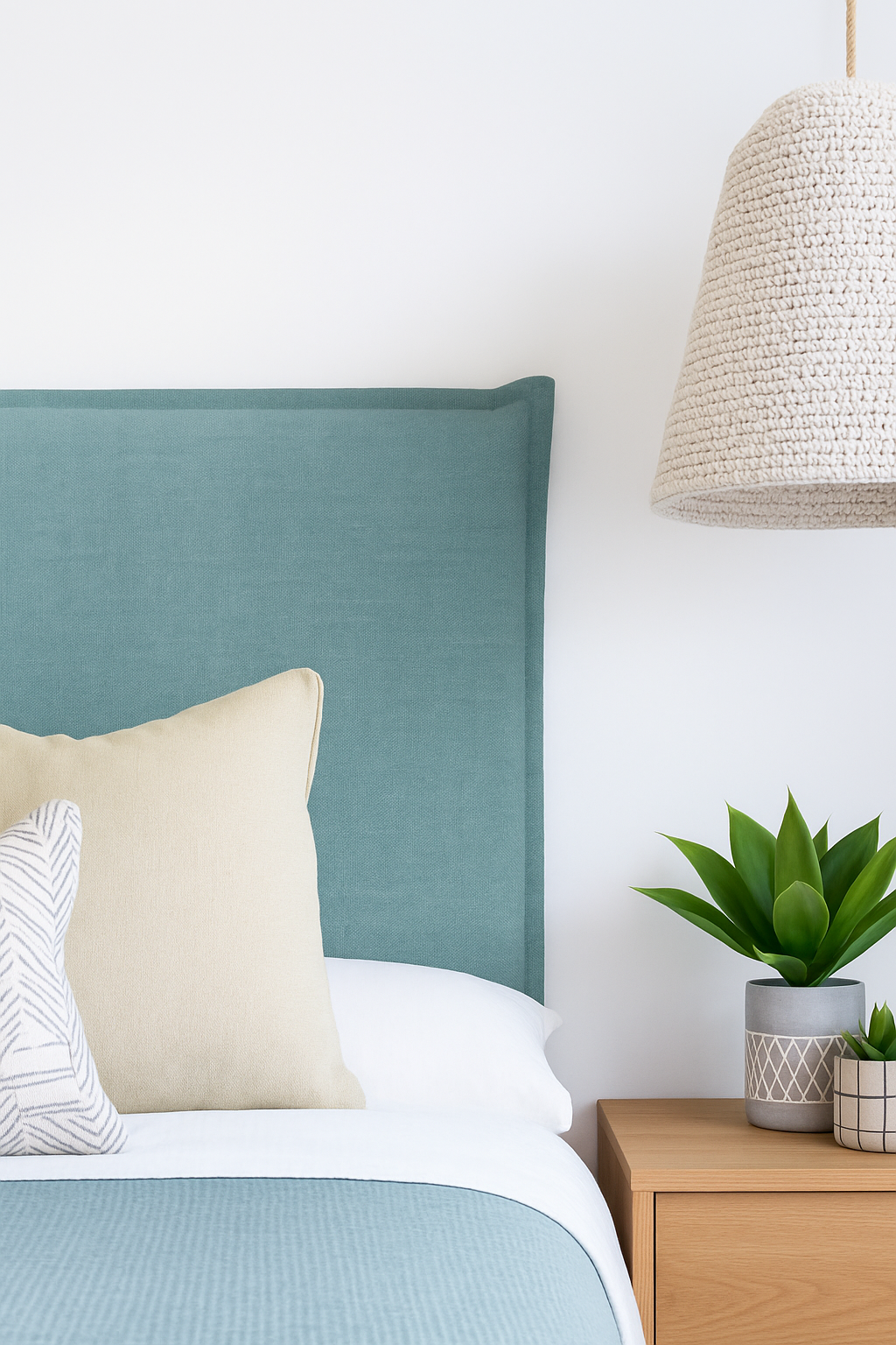 SLIPCOVER ONLY for Washable Linen French Seam Slipcover Bedhead