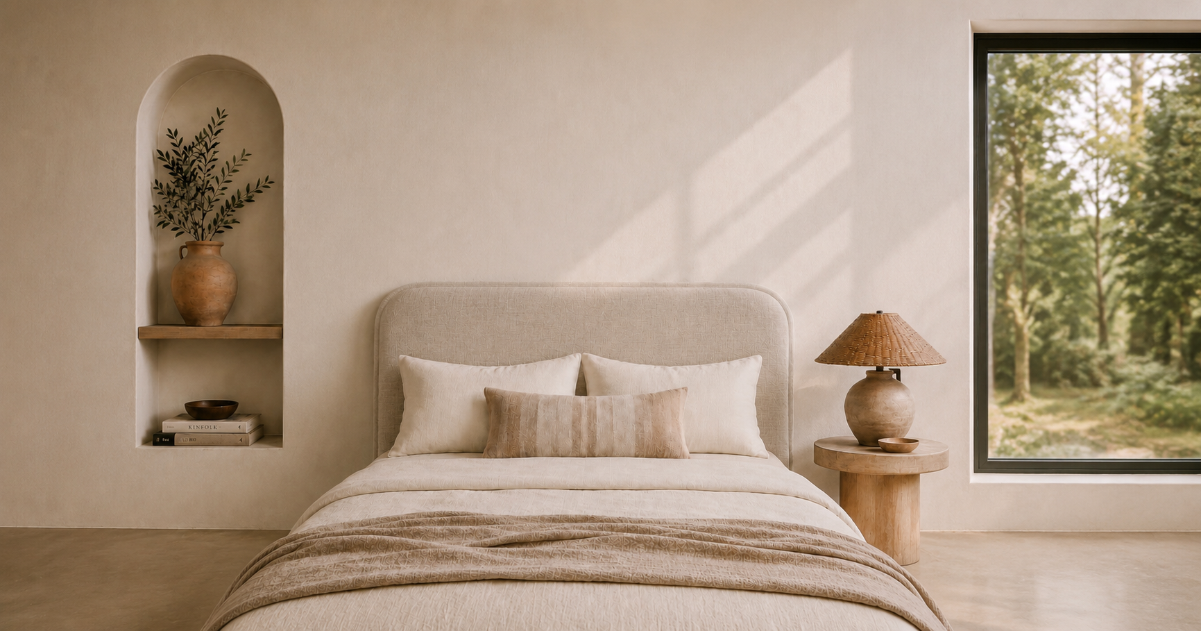 Muse Linen Slipcover Bedhead