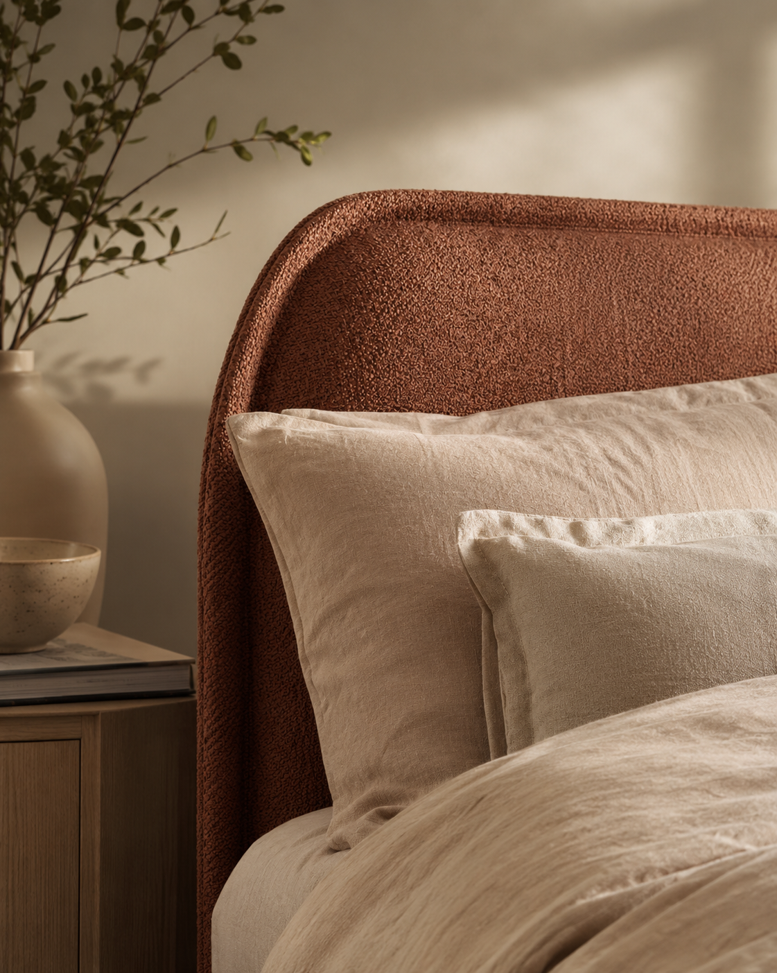 Muse Linen Slipcover Bedhead