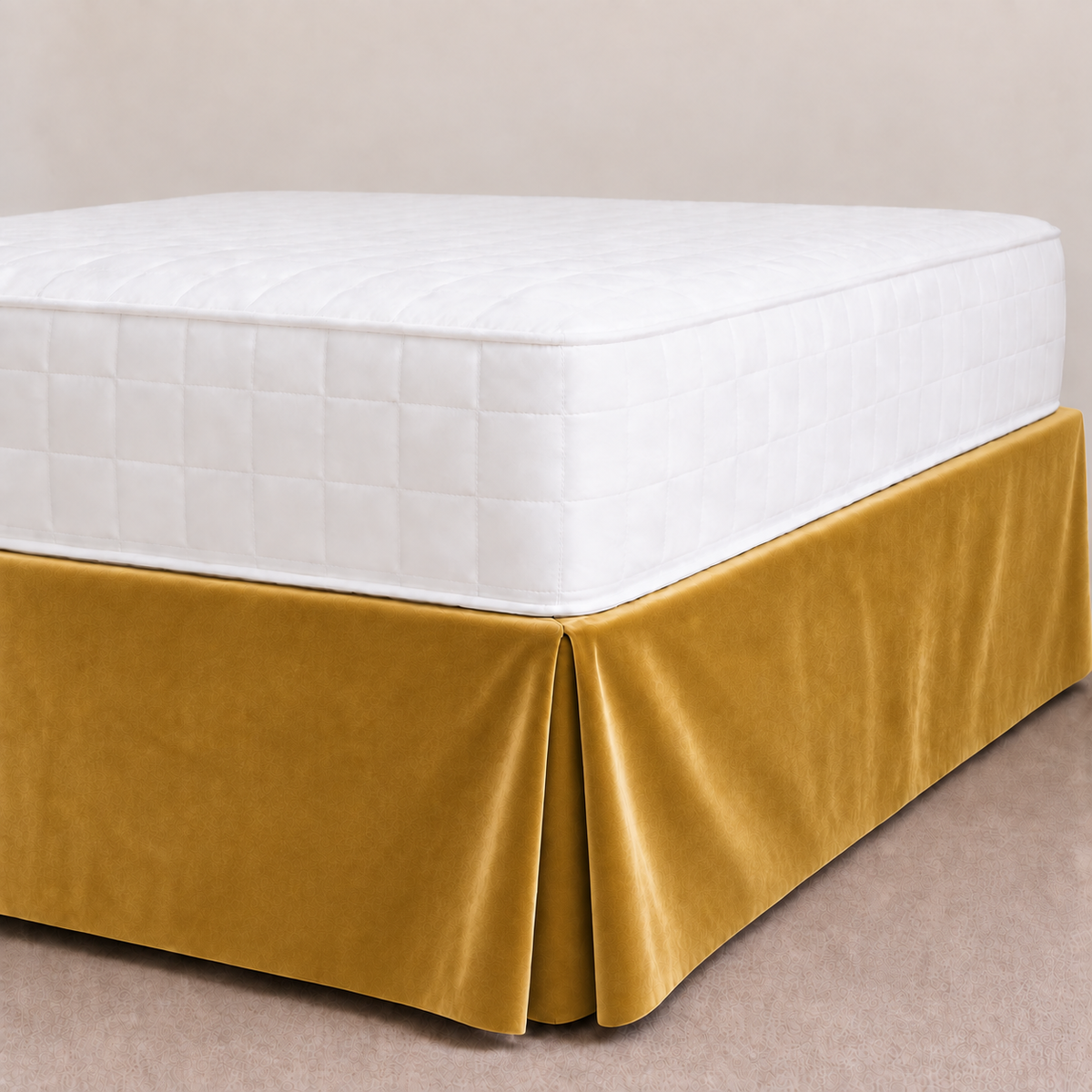 Velvet Corner Pleated Valance
