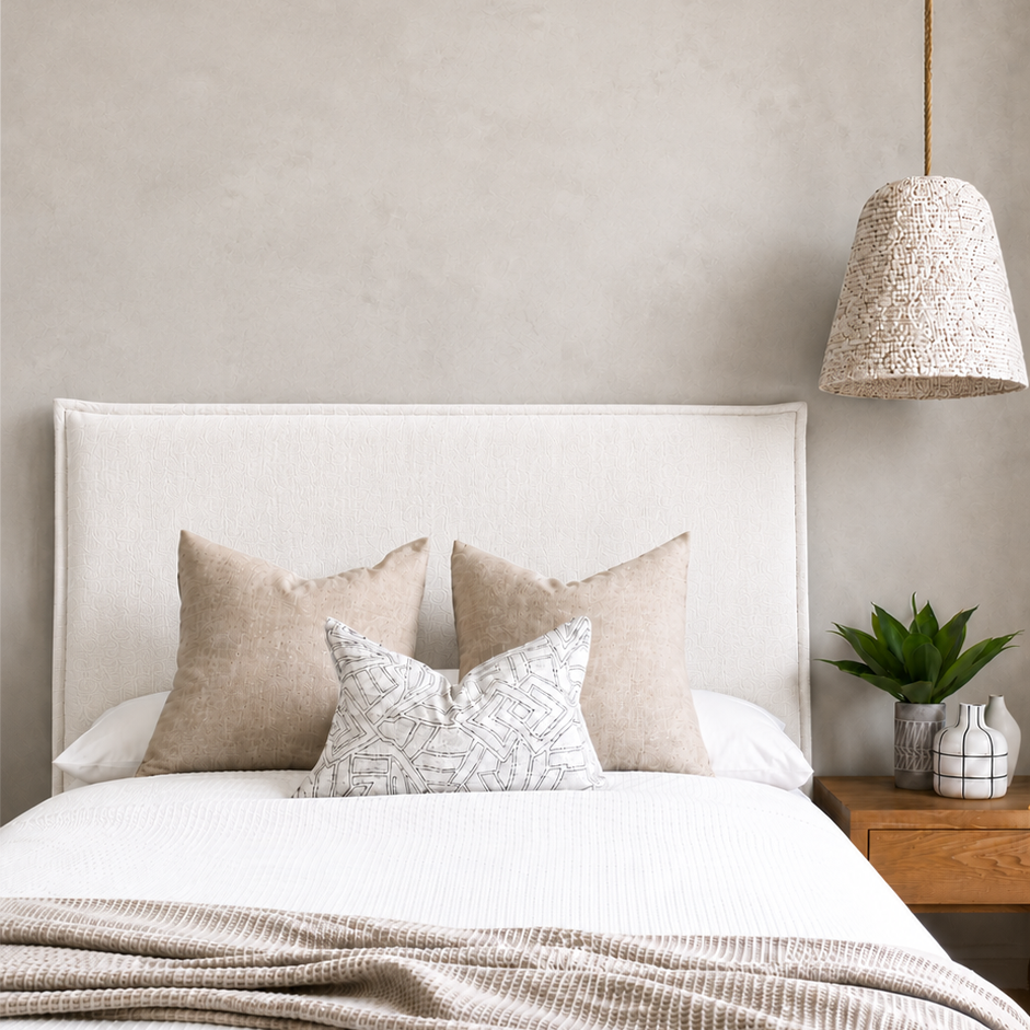 Washable Linen French Seam Slipcover Bedhead