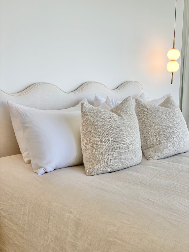 Onda Linen Upholstered Bedhead