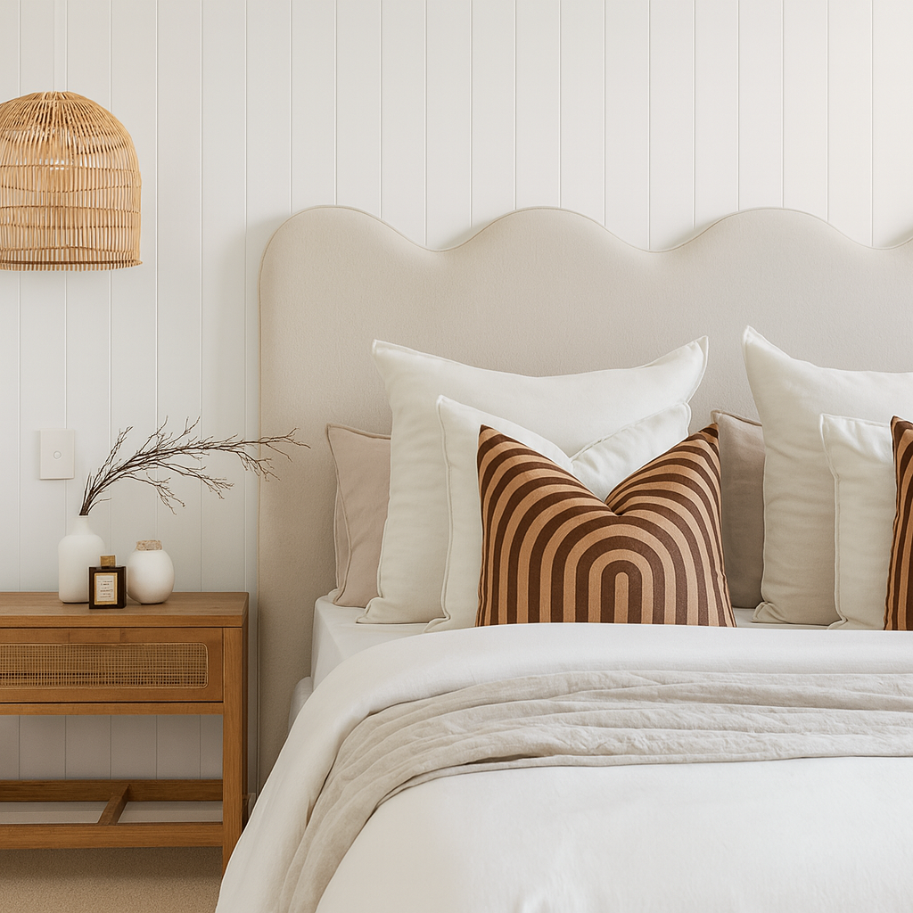 Onda Linen Upholstered Bedhead