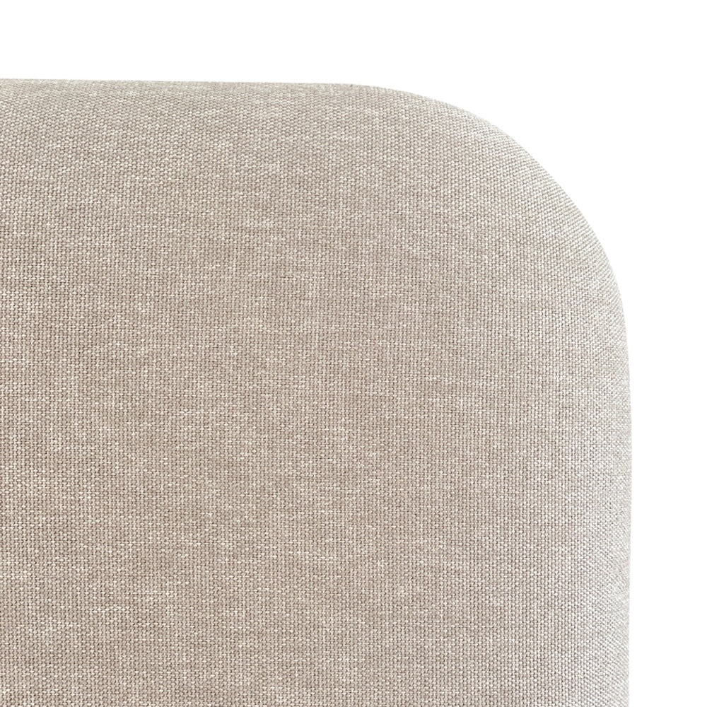 Orrison Linen Upholstered Bedhead Almond