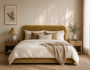 EXPRESS Orrison Velvet Upholstered Bedhead
