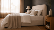 Orrison Linen Upholstered Bedhead