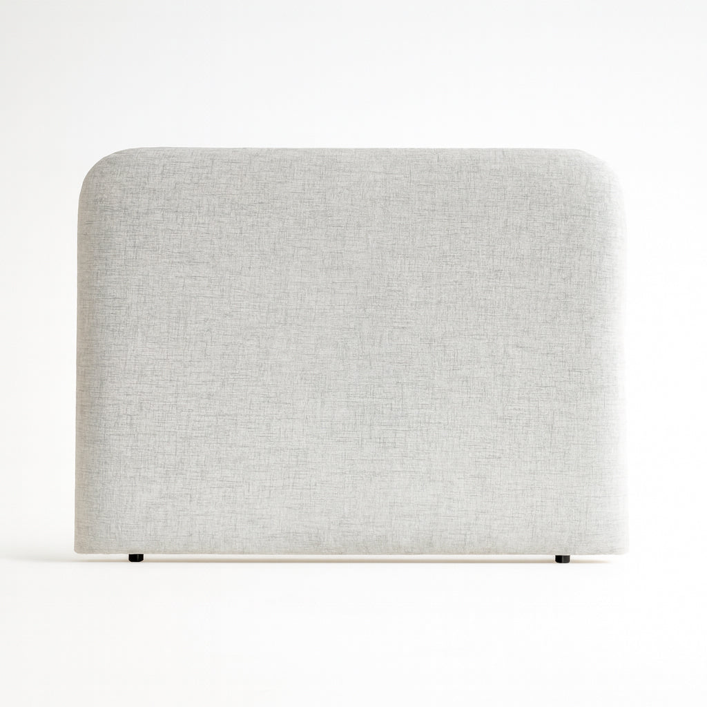 Orrison Linen Upholstered Bedhead Snow