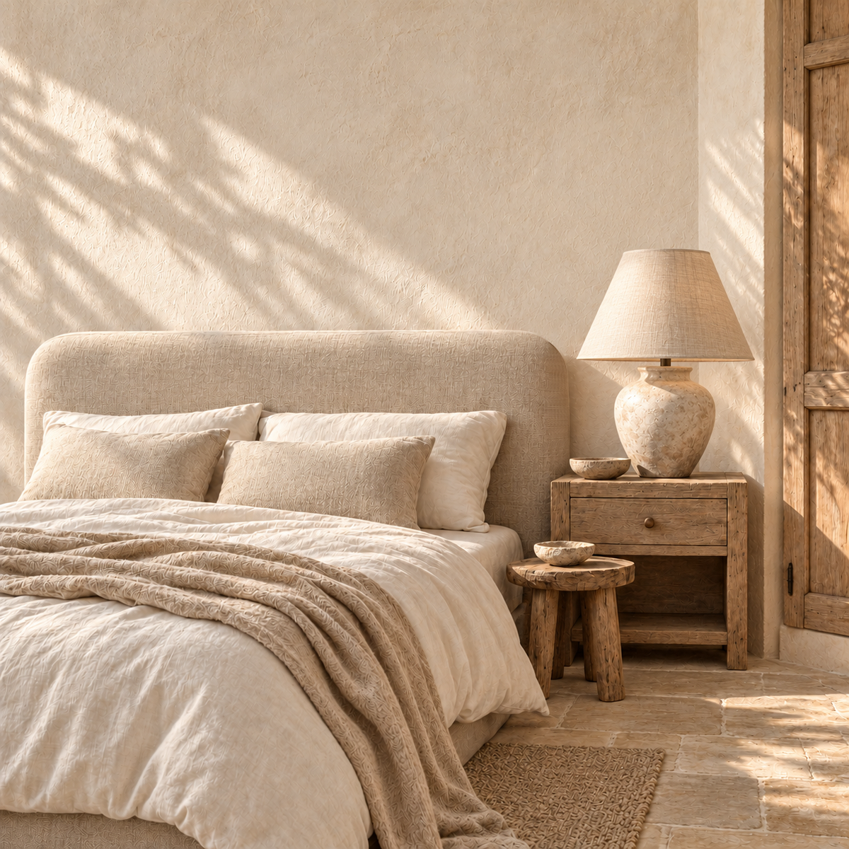 Orrison Linen Upholstered Bedhead