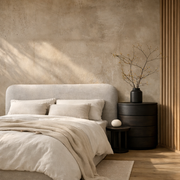 Orrison Linen Upholstered Bedhead