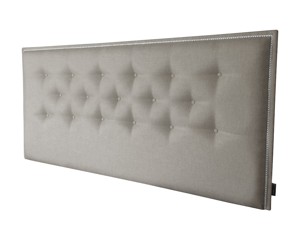 Silver Jasper Linen Upholstered Bedhead