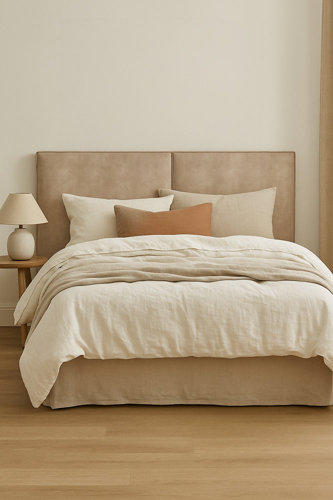 Cove Upholstered Leather Bedhead