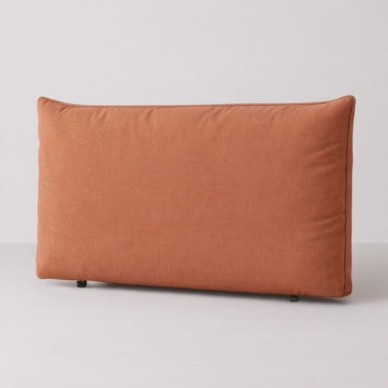 Load video: Pillowy Upholstered Slipcover Bedhead