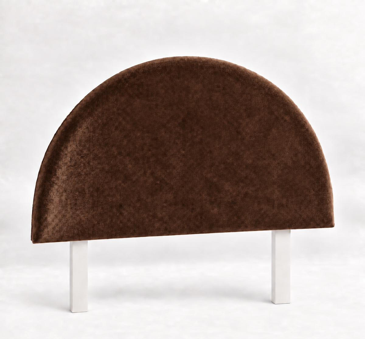 Velvet Round Upholstered Bedhead