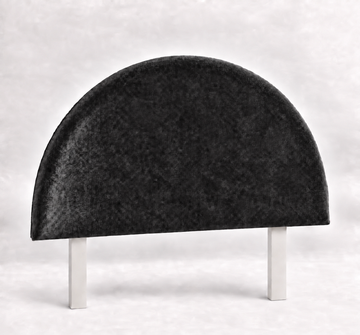 Velvet Round Upholstered Bedhead