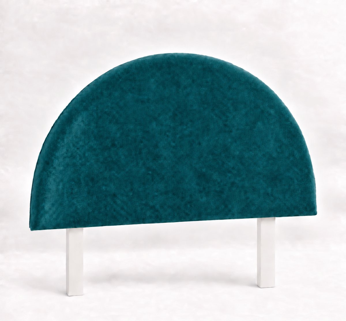 Velvet Round Upholstered Bedhead
